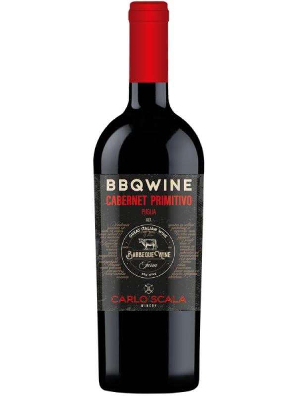 Wino Carlo Scala BBQ Cabernet - Primitivo Puglia IGT 15% 0,75L CZ/W (1)