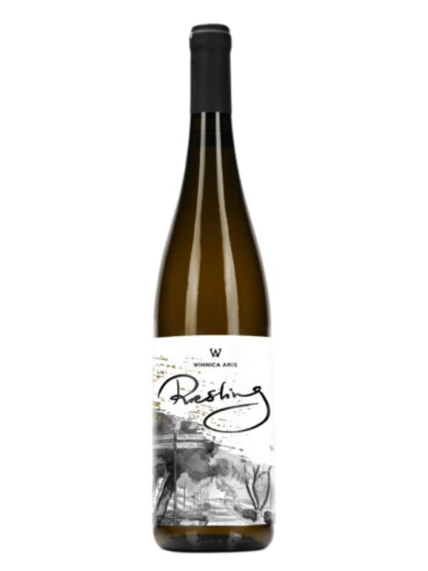 Wino Aris Riesling białe - wino regionalne zielonogórskie (1)