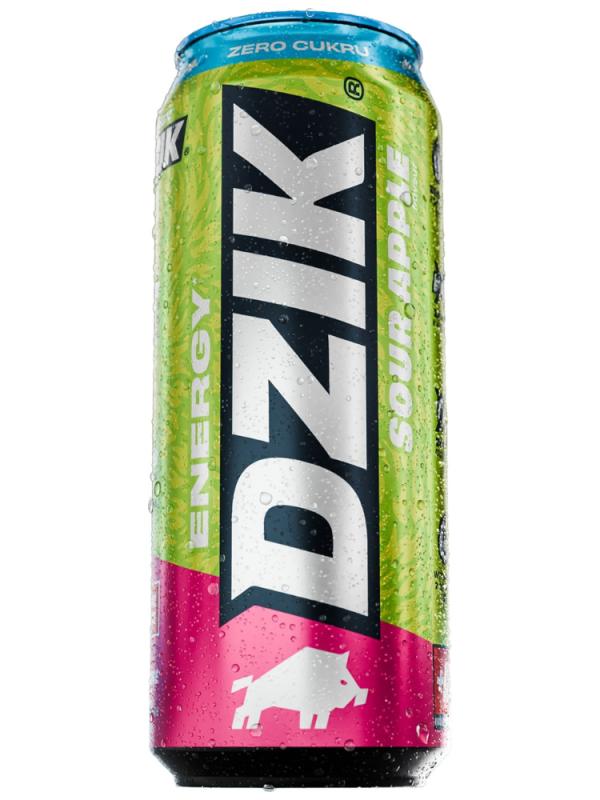 Napój Energetyczny Dzik Sour Apple Zero 0,5L (1)