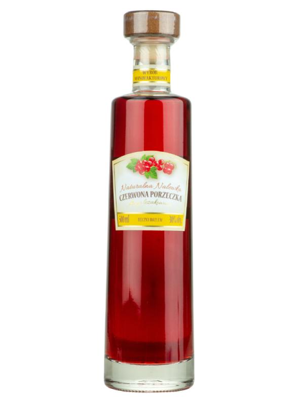 Nalewka Naturalna na Owocach Czerwonej Porzeczki 0,5L 30% (1)