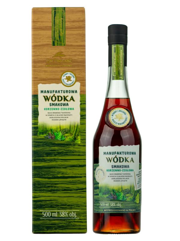 Wódka Manufakturowa Korzenno-Ziołowa 0,5L 38%  (1)