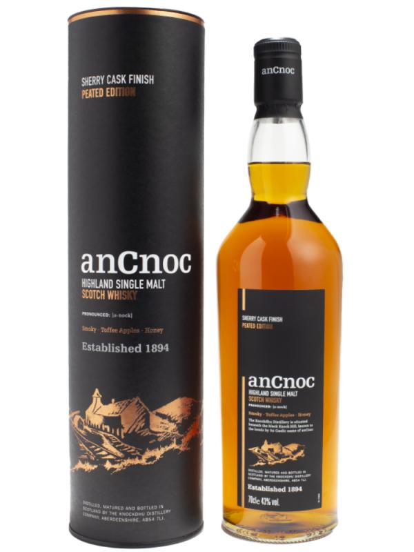 Whisky AnCnoc Sherry Peated 43% 0,7L (1)