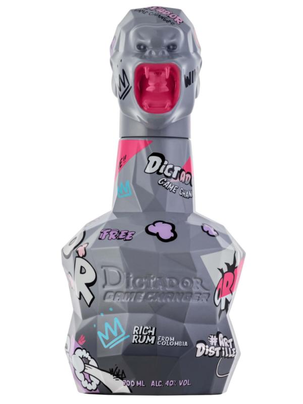 Rum Dictador Game Changer Grey & Pink 0,7l 40% (1)