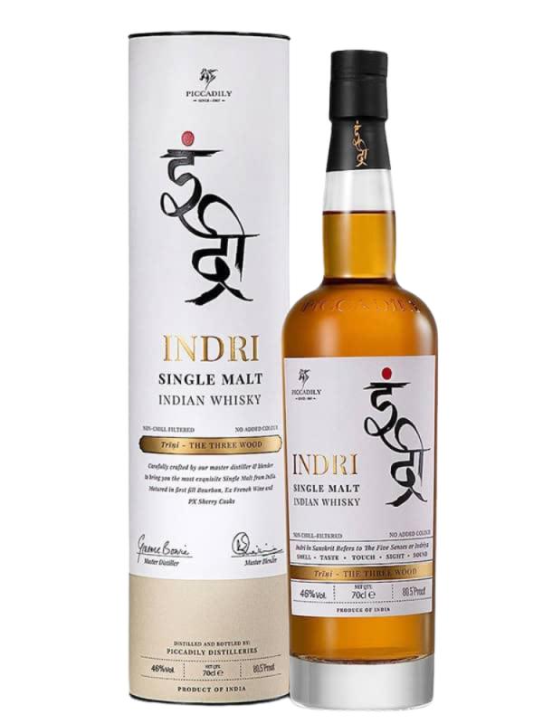 Whisky Indri Trini - The Three Wood 46% 0,7L Indie  (1)