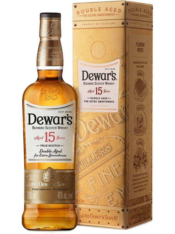 Whisky Dewar\'s 15 YO 40% 0,7L Karton (1)