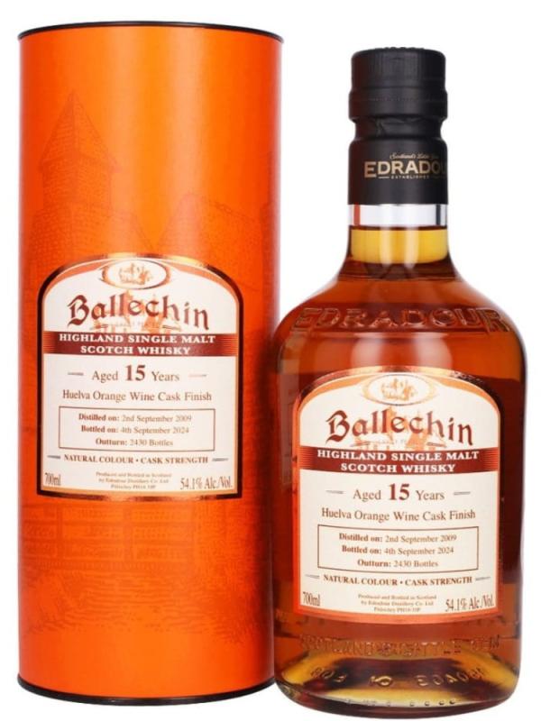 Whisky Ballechin 15YO Huelva Orange Wine Cask Finish 54,1% 0,7L (1)
