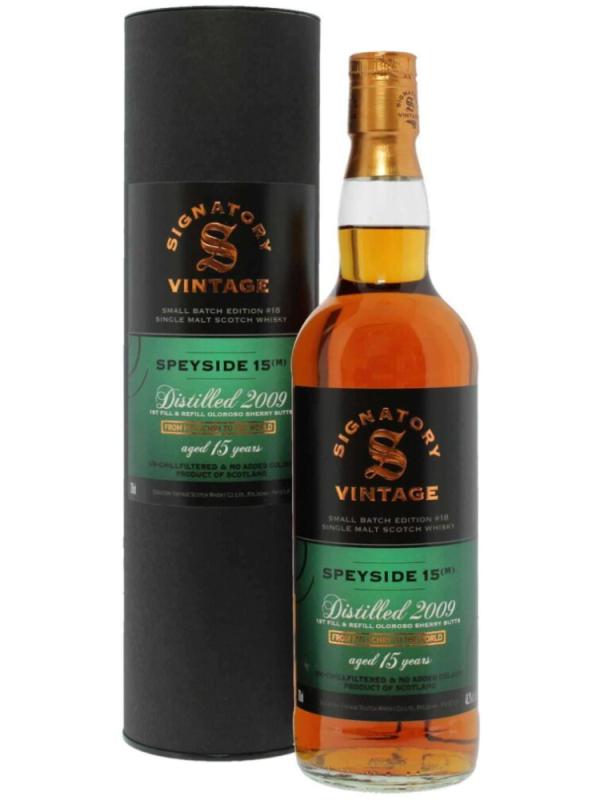 Whisky Signatory Vintage Speyside (M) 2009 15YO #18 48,2% 0,7L (1)