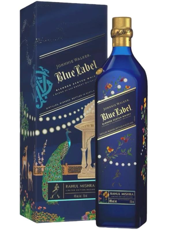 Whisky Johnnie Walker Blue Label Rahul Mishra Diwali Edition 2025 40% 0,7L (1)