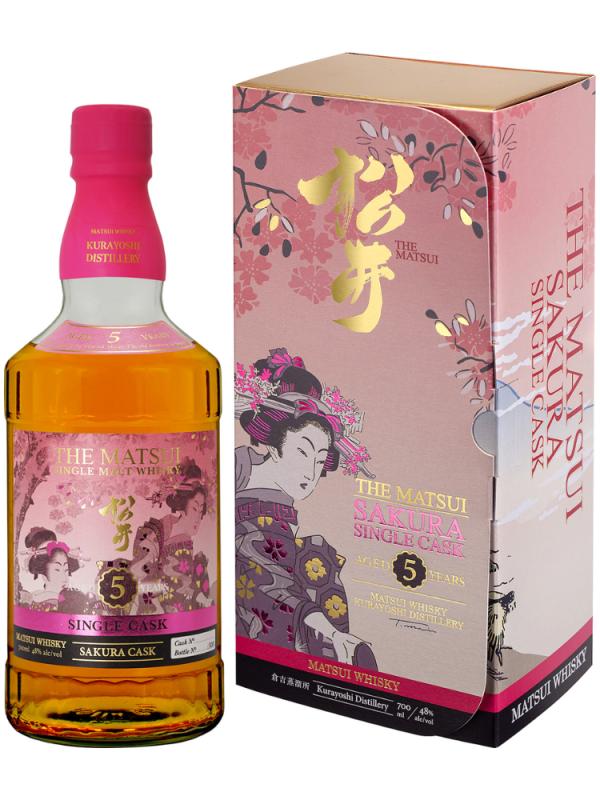 Whisky Matsui Sakura 5YO Single Cask 48% 0,7L Japonia (1)