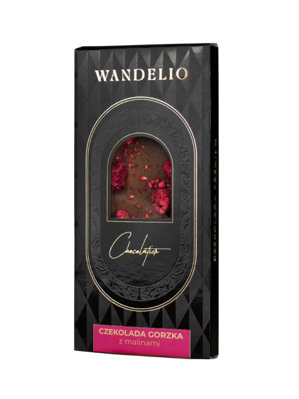 Czekolada Gorzka z Malinami 85G Wandelio (1)