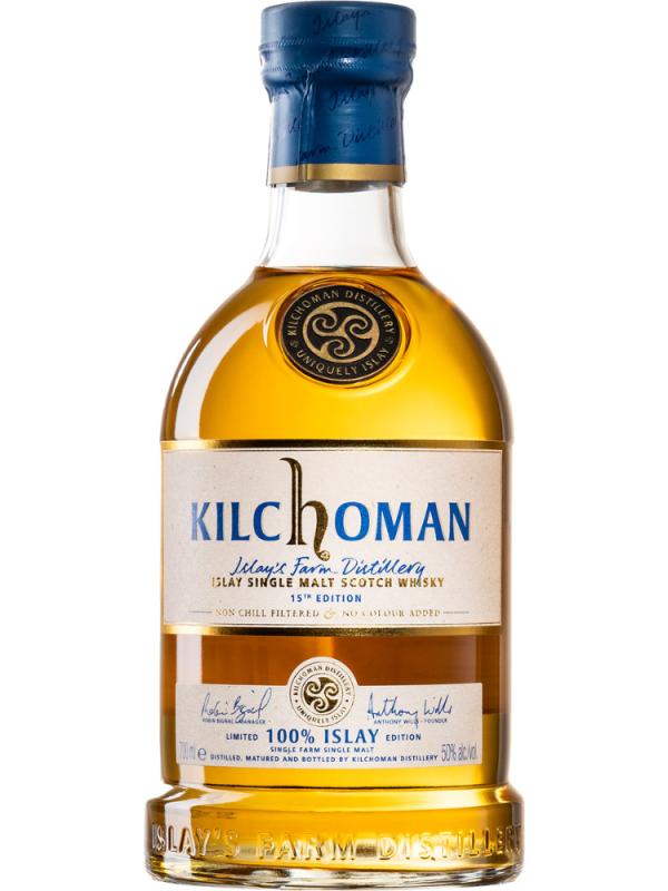 Zamów online torfową Whisky Kilchoman 100% Islay 15th Edition 50% 0,7L  (2)
