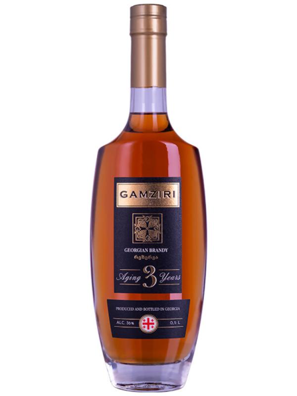 Brandy Gamziri Aging 3 Years 36% 0,5L (1)
