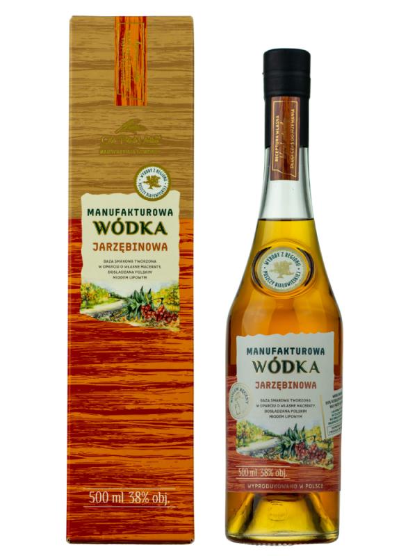 WÓDKA MANUFAKTUROWA JARZĘBINOWA 0,5L 38% (1)