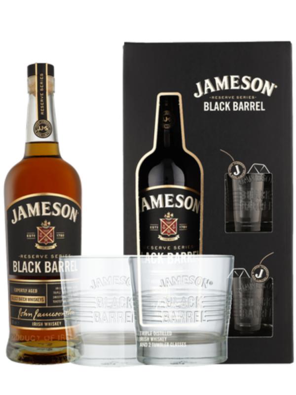 Whiskey Jameson Black Barrel Select Reserve 0,7L 40% + 2 Szklanki  (1)