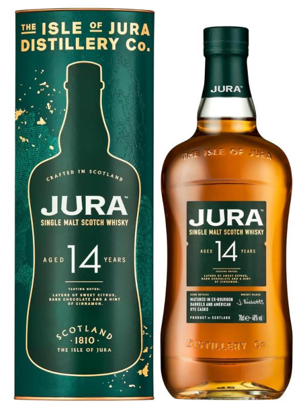 Whisky Jura 14 Year Old American Rye Cask 0,7L 40% (1)