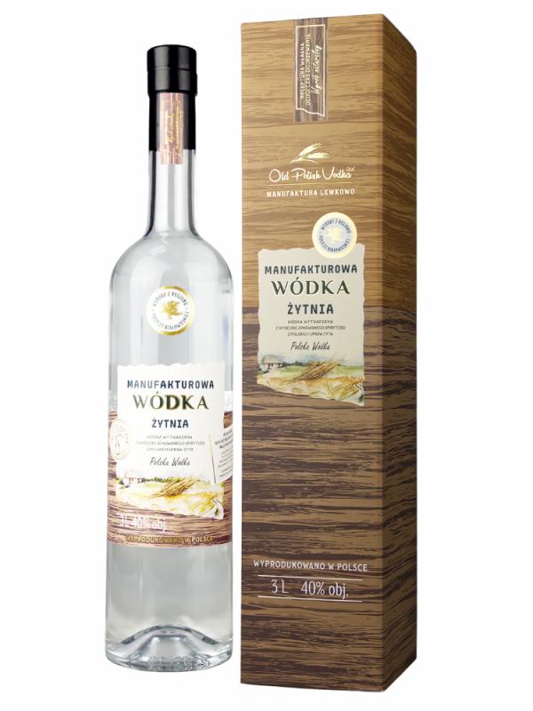 Wódka Manufakturowa Żytnia 3l 40% (1)