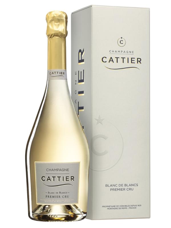 SZAMPAN CATTIER BLANC DE BLANC PREMIER CRU 12,5% 0,75L KARTON (1)