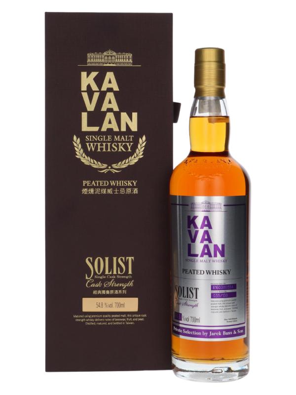 Whisky Kavalan Solist Peated Malt Single Cask Strength 2025 54,8% 0,7L  (1)