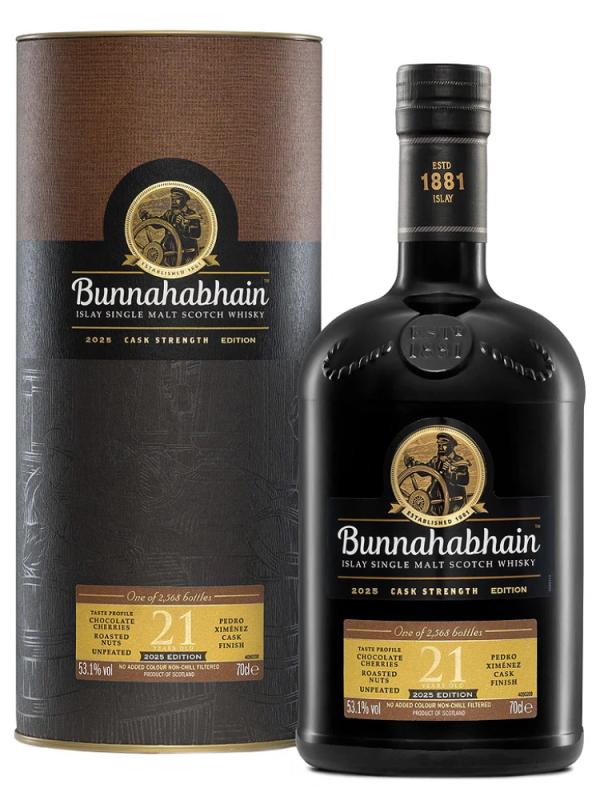 Whisky Bunnahabhain 21YO Cask Strength 0,7L 53,1% (1)