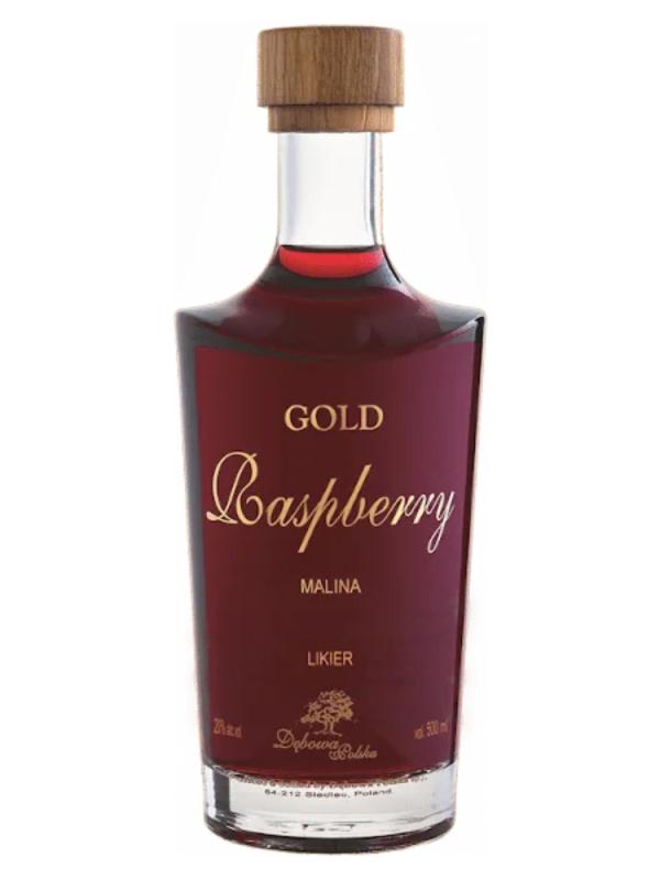 Likier Dębowa Raspberry Gold 0,7L 20% (1)
