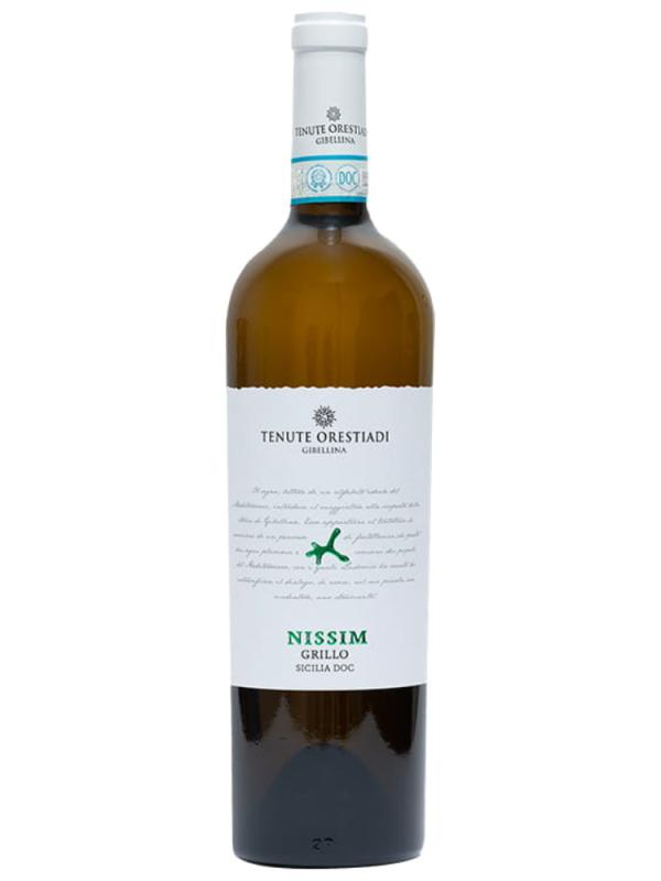Wino Orestiadi Tenute Nissim Grillo 2022 - sycylijskie, białe wytrawne  (1)