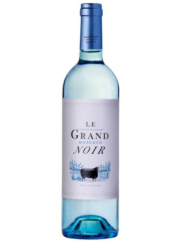 Francuskie lekkie wino Le Grand Noir Black Sheep Moscato - dostępne online (1)