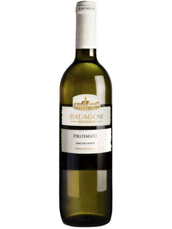 Gruzińskie Wino Badagoni Pirosmani białe półwytrawne 12% 0,75L (1)
