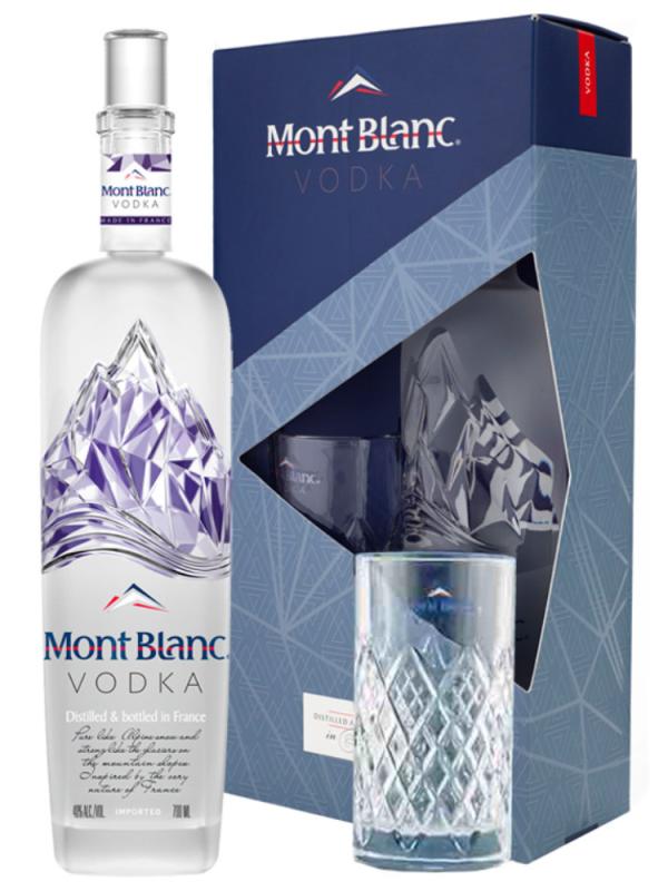 Wódka Mont Blanc 0,7L 40% + szklanka  (1)