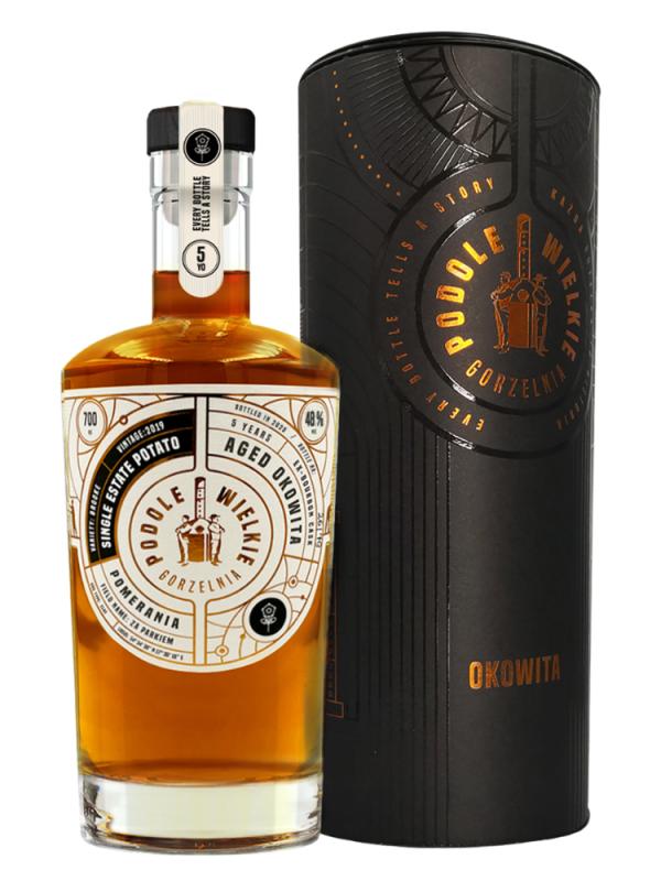 Okowita Ziemniak Ex-Bourbon Podole Wielkie 0,7l 44%  (1)