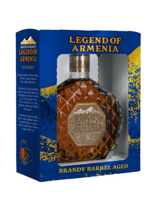 Brandy Legend of Armenia 3YO 0,5L 40% (1)