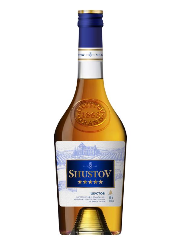 Brandy Shustoff V.V.S.O.P. 5* 0,5l 40% (1)