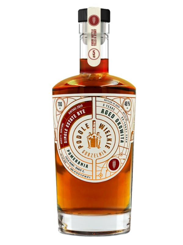 Okowita Żyto Starzona 5YO Ex-Tokaj Cask 48% (1)