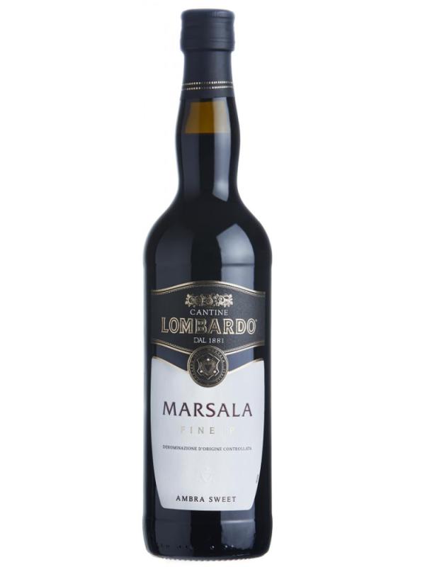 Wino Lombardo Marsala Fine IP Ambra Sweet cz/s Sycylia  (1)