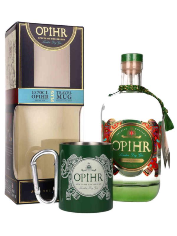 Gin Opihr London Dry Exotic Citrus 0,7l 43% + kubek (1)