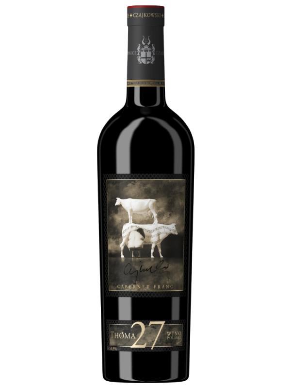 Wino Winnica Czajkowski Thoma N27 Cabernet Franc 0,75l 14,5% (1)