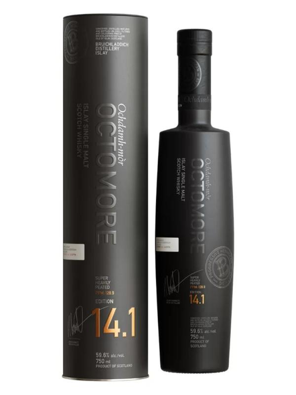 Whisky Octomore 14.1 Single Malt 59,6% 0,7l- najbardziej torfowa whisky na świecie (1)