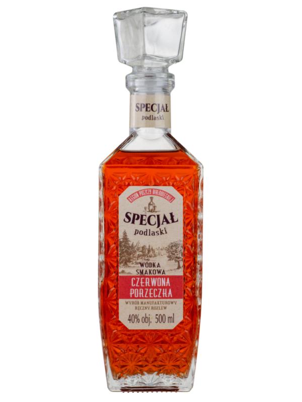 Wódka smakowa Specjał Podlaski Czerwona Porzeczka 40% 0,5l (1)