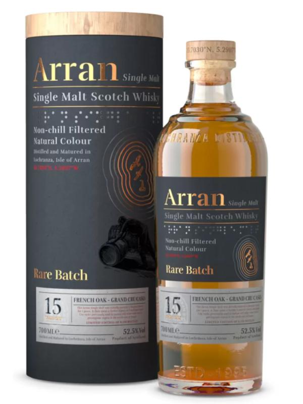 Whisky Arran 15YO Rare Batch French Oak Grand Cru 0,7l 52,5% (1)