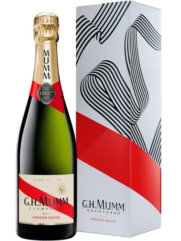 Szampan G.H. Mumm Grand Cordon Rouge Brut + karton  (1)