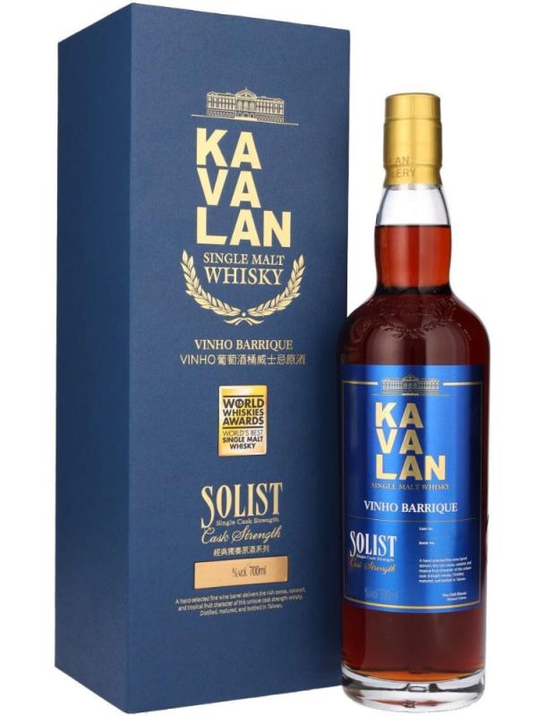 Whisky Kavalan Solist Vinho Barrique - Private Selection by Jarek Buss & Son Cask Strength 0,7l 58,6%  (1)