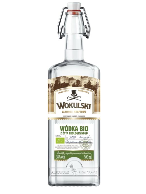 Wódka Wokulski BIO z żyta ekologicznego 0,5l 38% (1)