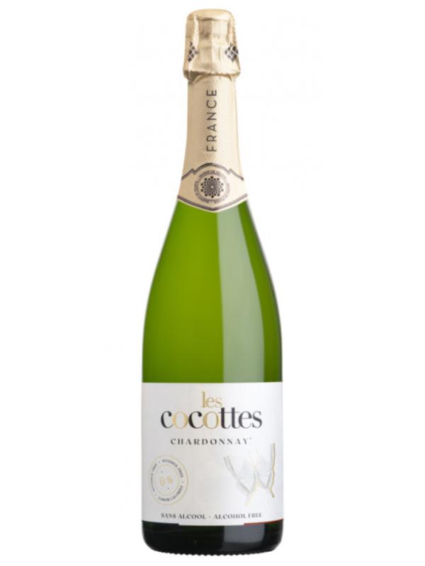 WINO MUSUJĄCE LES COCOTTES CHARDONNAY 0% bezalkoholowe (1)