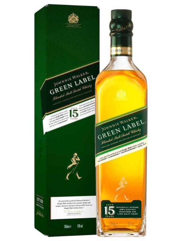 Whisky Johnnie Walker Green Label 15YO 0,7L 43% (1)