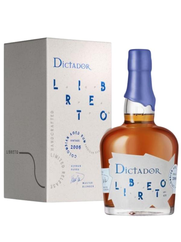 Rum Dictador Libreto Sherry 2005 0,7l 44% z kartonikiem  (1)