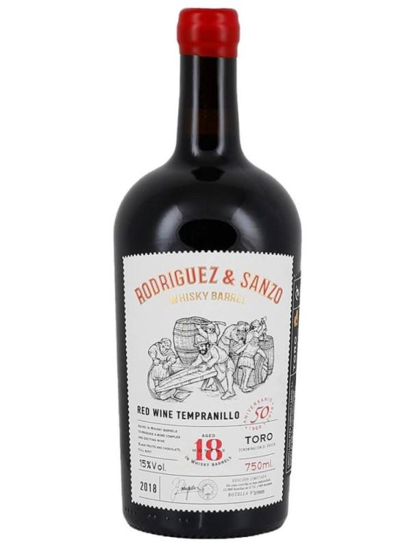 Wino Rodriguez & Santo Toro Tempranillo Whisky Barrel 18MO  0,75L 15% CZ/W HISZPANIA (1)