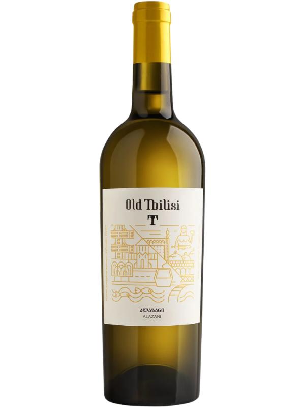 Wino Old Tbilisi Alazani białe, półsłodkie 11% 0,75L (1)