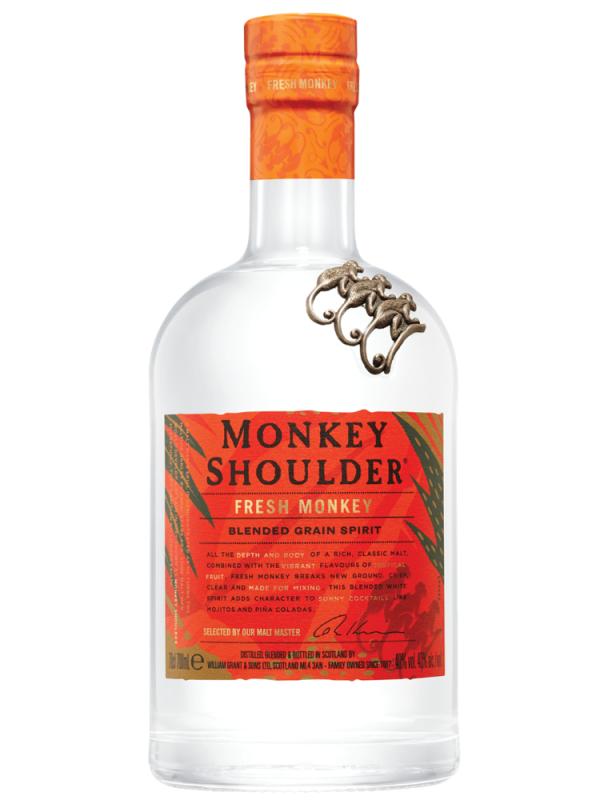 Monkey Shoulder Fresh Monkey Blended Grain Spirit 0,7l 40% (1)