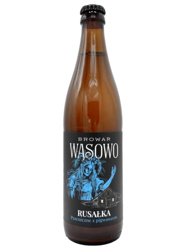 Piwo Browar Wąsowo Rusałka - pszeniczne z pigwowcem 0,5l 4,9% (1)