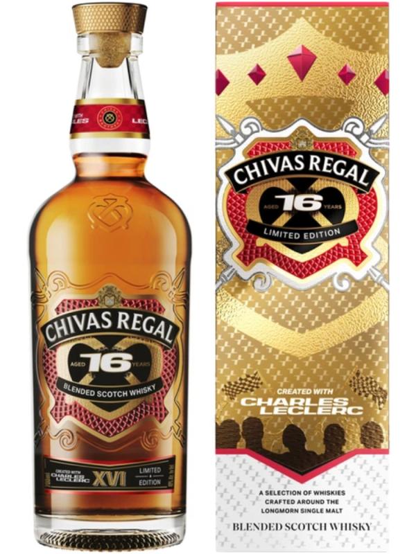 Whisky Chivas Regal 16YO Charles Leclerc 0,7l 40% (1)