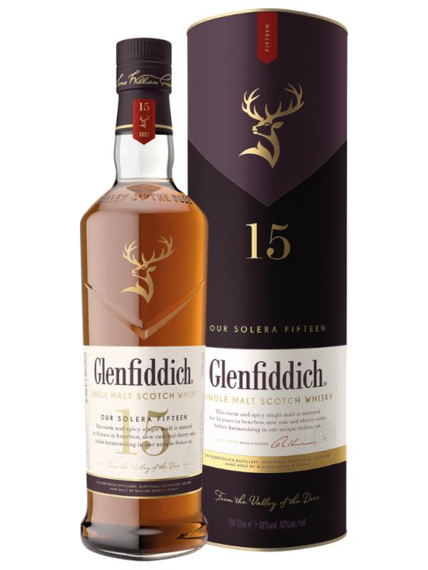 Glenfiddich 15 Years Old Single Malt Scotch Whisky 700 ml (1)